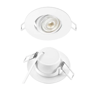 PHILIPS โคมไฟฝังฝ้า LED Downlight 5.5W 9W 2700K 4000K โคมสีขาว รุ่น Spotlight SL190 ของแท้ รวมแวท