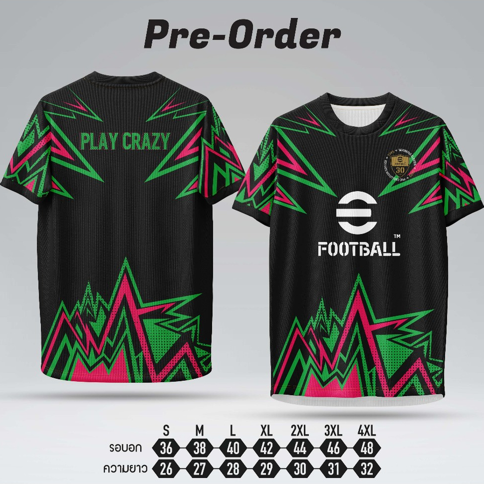 เสื้อ TOP eFootball Special 30th Anniversary ของใหม่