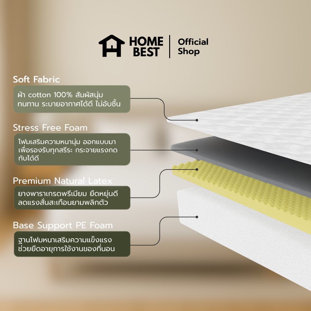 Home Best ที่นอนยางพ