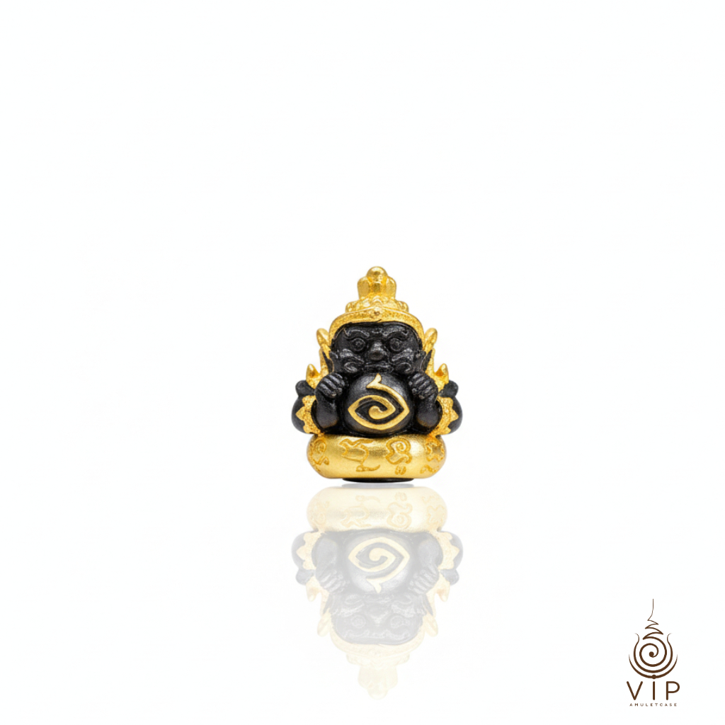 (แท้100% ปลอมคืนเงิน) ✨ พระราหู พุทธคุณหนุนดวง อ.สุบิน ✅ เสริมดวง โชคลาภ | Rahu Fortune Amulet | 罗睺星佛牌(กรอบชุบหนา2เท่า)
