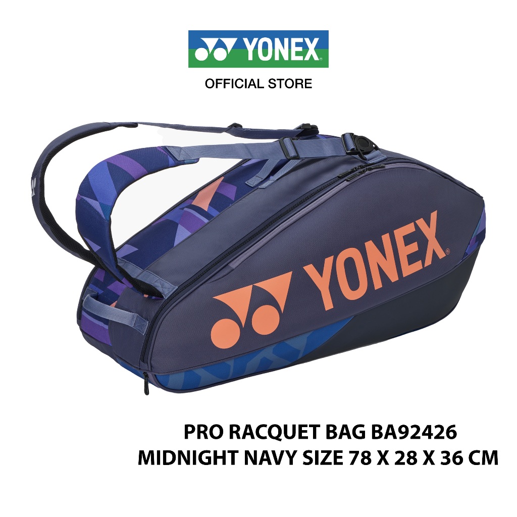 YONEX PRO RACQUET BAG BA92426 กระเป๋าแร็คเก็ต สำหรับแข่งขันขนาดกลางสามารถใส่แร็คเก็ต 6 ไม้ พร้อมสายสะพานหลัง — صورة 5