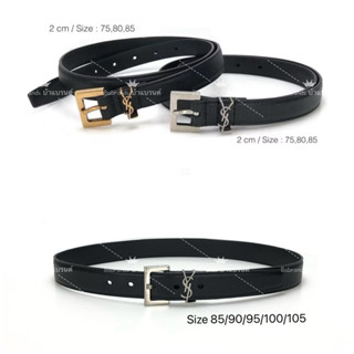 🔥พร้อมส่งทันที🔥 ของแท้💯New YSL Cassandre Belt 2 cm / 3 cm