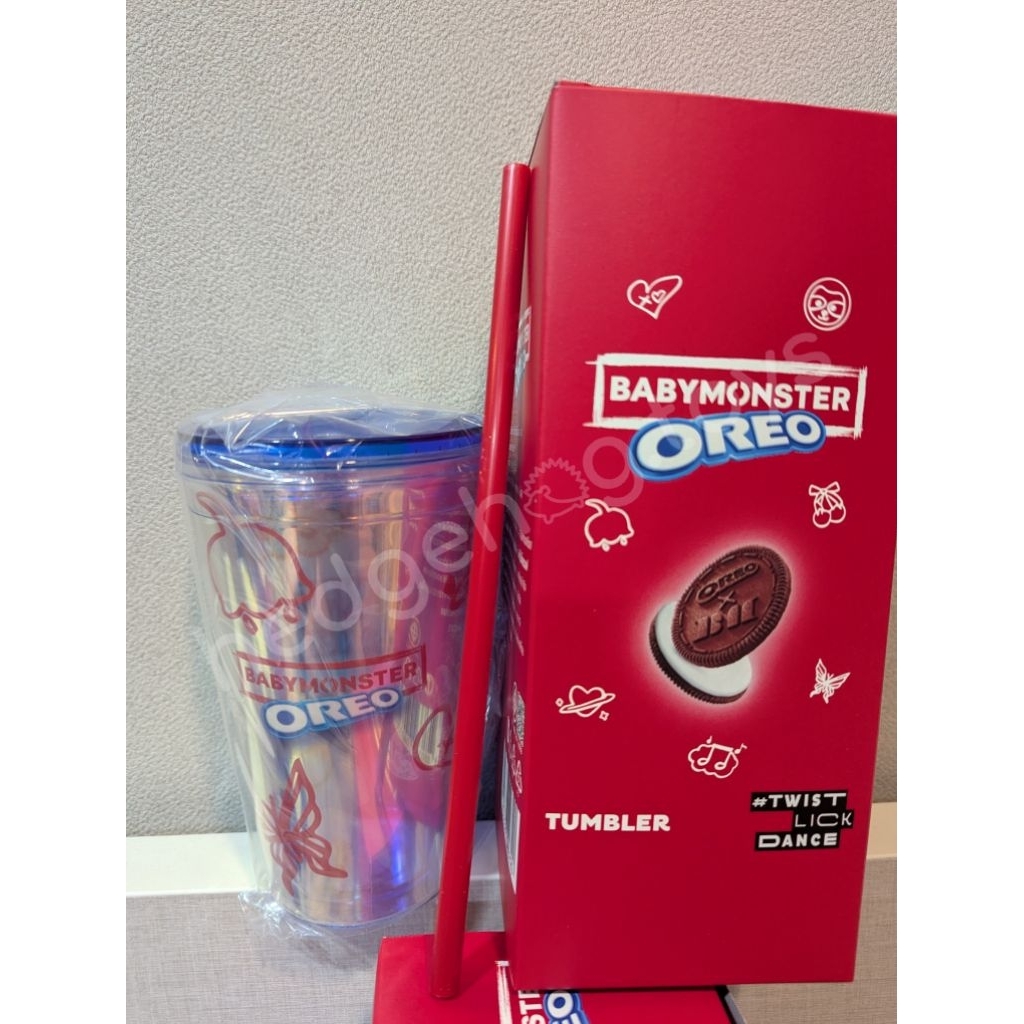 พร้อมส่ง แก้วน้ำ Oreo Babymonster