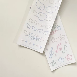 Angel Sticker สติ๊กเกอร์ไดคัท (🚨ไม่ใช่สติ๊กเกอร์เพชรจริงนะคะ เป็นสตกรูปเพชรค่า) | mmheartstore