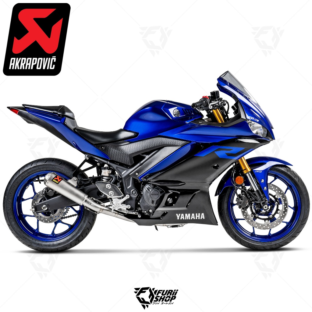 ท่อสูตร/ท่อแต่ง/ท่อไอเสีย Akrapovic Moto GP (2025) : for Yamaha YZF-R3/MT03 All new 2025