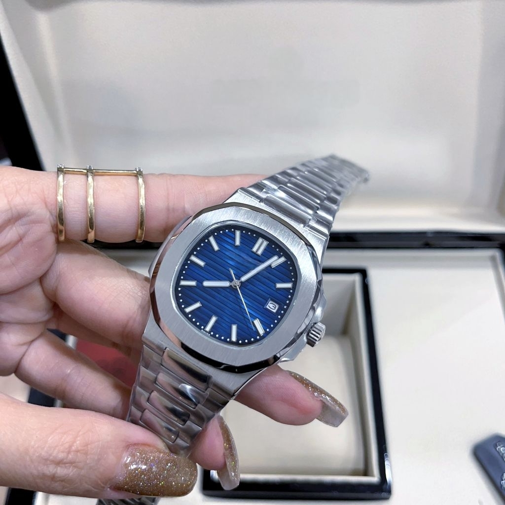 นาฬิกาผู้ชายPt ระบบอัตโนมัติ (Automatic; Stainless steel 💯% ,size 40mm)