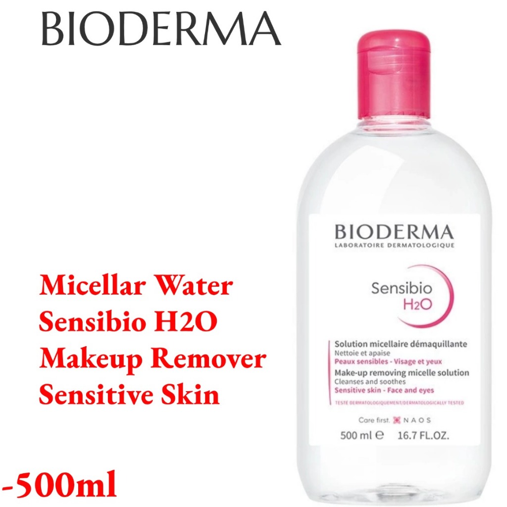 Bioderma Sensibio H2O 500ml น้ำยาล้างเครื่องสำอาง Bioderma Cleansing Water 500ml