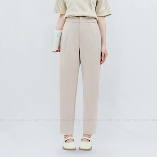 VILA | Baby Cylinder TM16 กางเกงขากระบอกเล็ก ทรงใส่ทำงาน งานตัด VILA
