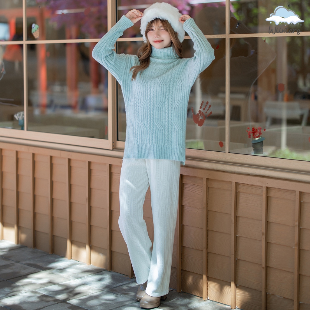 [ Barbii Turtleneck Sweater – G12 ] 4 สี I เสื้อไหมพรมคอเต่า เสื้อไหมพรม สเวตเตอร์ หนา นุ่ม กันหนาวได้ดี ลวดลายสวยงาม ราคา ถูกที่สุด ดีลบีเคเค แกลเลอรีภาพที่ 9