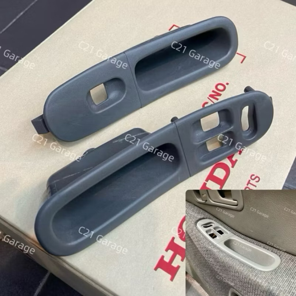 กรอบสวิตซ์กระจก มือดึงพลาสติกแผงประตูด้านในรถ Honda civic Eg 3D ปี91-95 ของใหม่ งานเทียบเท่าของแท้ เข้ารูปพอดี ถูกกว่า