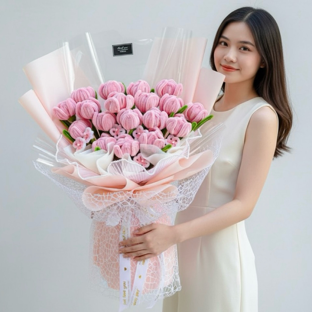ช่อดอกไม้กำมะหยี่ 🌹ของขวัญวาเลนไทน์ ดอกไม้ปัจฉิม ด่วน/รีบใช้งานวัสดุมีดอกไม้และวัสดุอยู่แล้ว ช่อดอกไม้ลวดกำมะหยี่