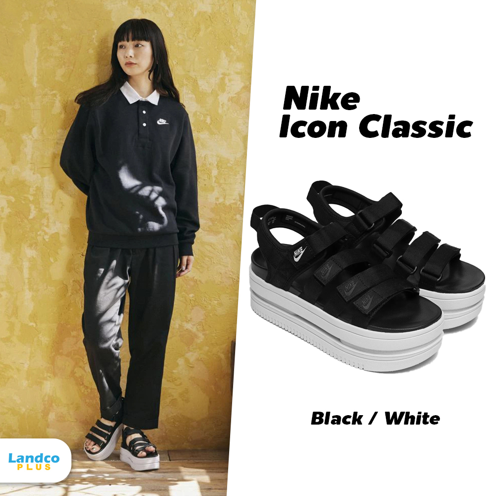 Nike [ลิขสิทธิ์แท้] รองเท้าแตะ สำหรับผู้หญิง W Icon Classic DH0223-001 (2100)