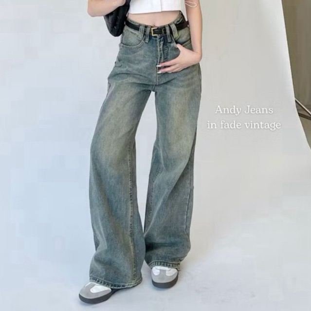 ✨ส่งต่อ Riley.apparels - Andy Jeans สี fade vintage M