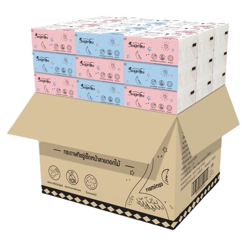 พร้อมส่ง ทิชชู่ยกลัง ทิชชู่ฟาปิงโก้ ทิชชู่เช็คทำความสะอาด 1ลังมี40ห่อ ห่อล่ะ 210 แผ่น ปลิดภัยไร้สารเรื่องแสงพร้อมส่ง