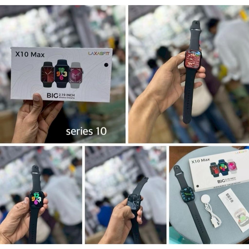 X10 MAX สมาร์ทวอทช์ รองรับภาษาไทย นาฬิกาสมาร์ทวอทช์ สัมผัสได้เต็มจอ นาฬิกากันน้ำ