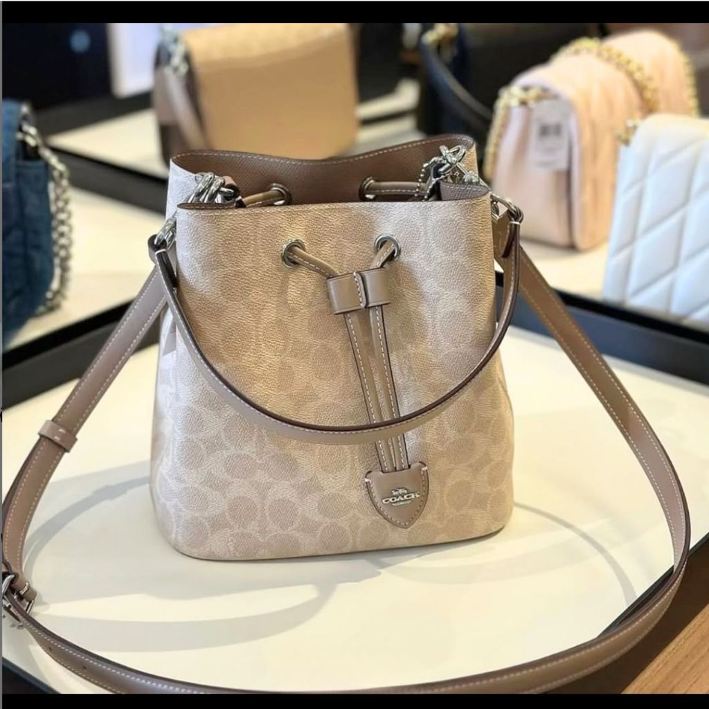 Coach Rowan Bucket Bag In Signature Canvas CBH07