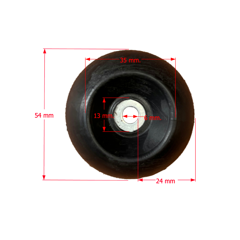 ลูกยาง พลาสติก ขนาด 45x15 mm. รองตู้ลำโพง รองประตู กันกระแทก รองอุปกรณ์ อุปกรณ์แร็ค ทำแร็ค ตู้แร็ค กล่องแร็ค