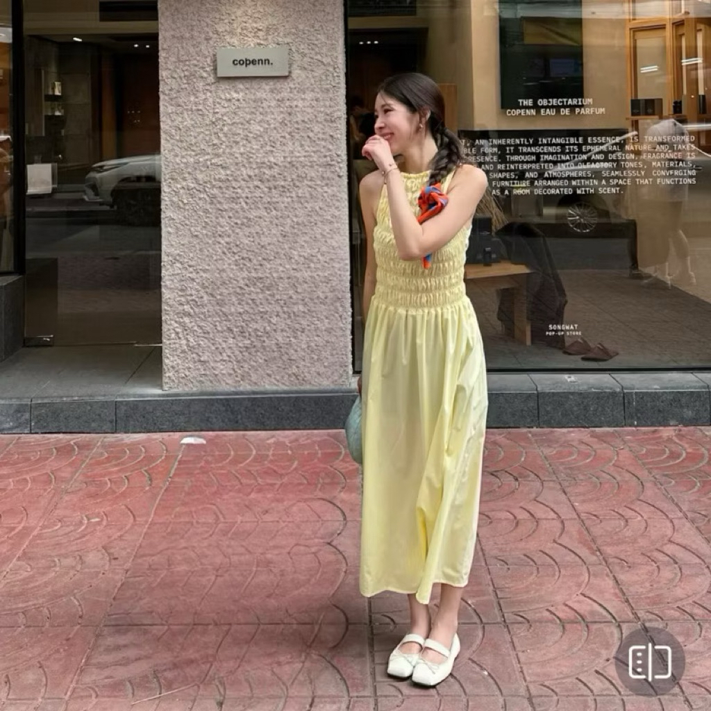 3pcs.basket Sunshine dress เดรสยาว 💛