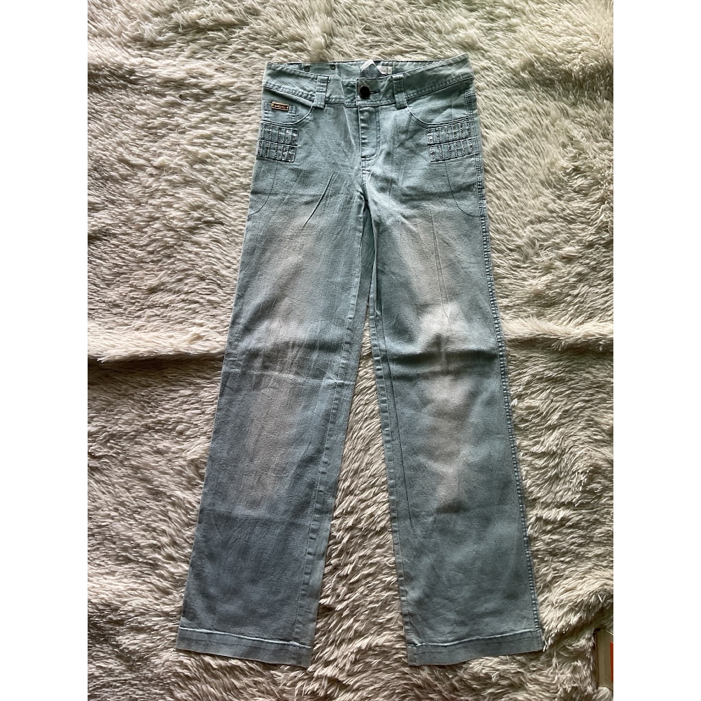 กางเกงยีนส์ยืดทรงกระบอก BX 29