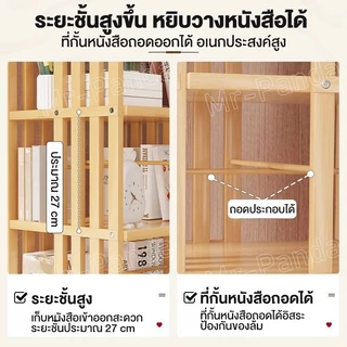 ชั้นวางหนังสือ หมุนได้ 360° ตู้หนังสือลงจอด ชั้นหนังสือ ชั้นวางของอเนกประสงค์ ตู้โชว์ ตู้เก็บหนังสือ