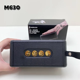 M630 ลำโพงบลูทูธ พร้อมสายหิ้ว ลำโพงไร้สาย 8W ลำโพงพกพา ของแท้ 100%