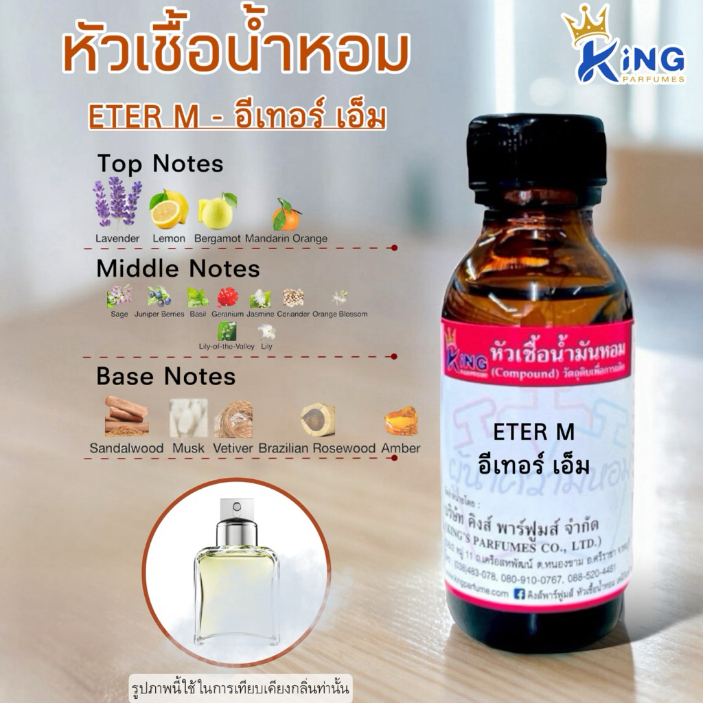 หัวเชื้อน้ำหอม ขนาด30-100ML กลิ่น ETER M (อีเทอร์ เอ็ม,อีเทอร์นิตี้) น้ำหอม หัวน้ำหอม ราคา ถูกที่สุด ดีลบีเคเค