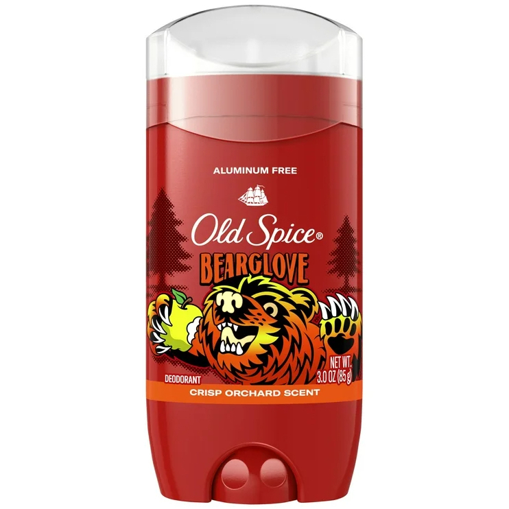 ของแท้ 100% โรออน Old Spice Men's Deodorant Aluminum-Free กลิ่น Bearglove 85g เหงื่อเยอะระงับกลิ่นกาย.