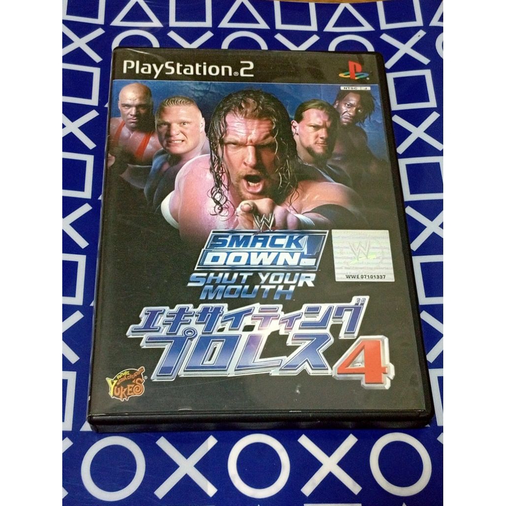 [PS2]แผ่นแท้ WWE 4 Smack Down Shut Your Mouth Exiciting Pro Wrestling 4
