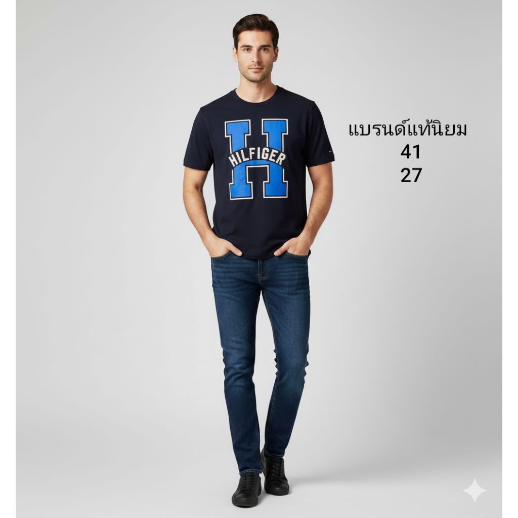 เสื้อยืดมือสอง Tommyแท้💯