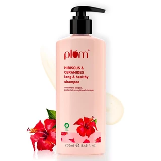 Plum All Hair Hibiscus & Ceramides Conditioner Shampoo Serum | Nourishing Formula with Shea Butter |