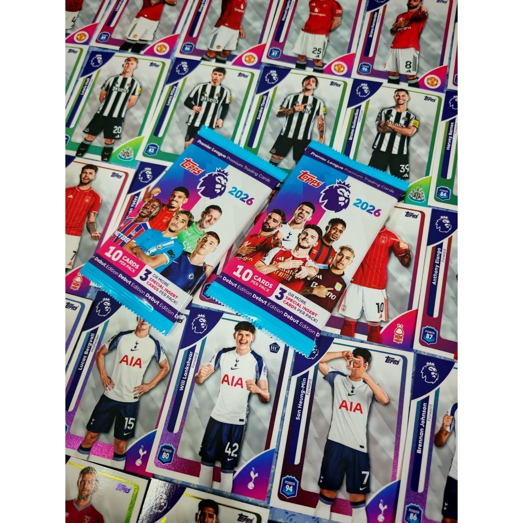 การ์ด​ฟุตบอล​ Topps​ Premierleague​2026​ No.201-300