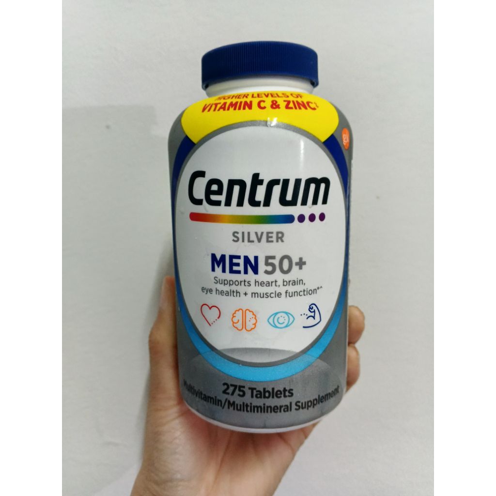 Centrum Silver Men 50+ Multivitamin – 275 เม็ด