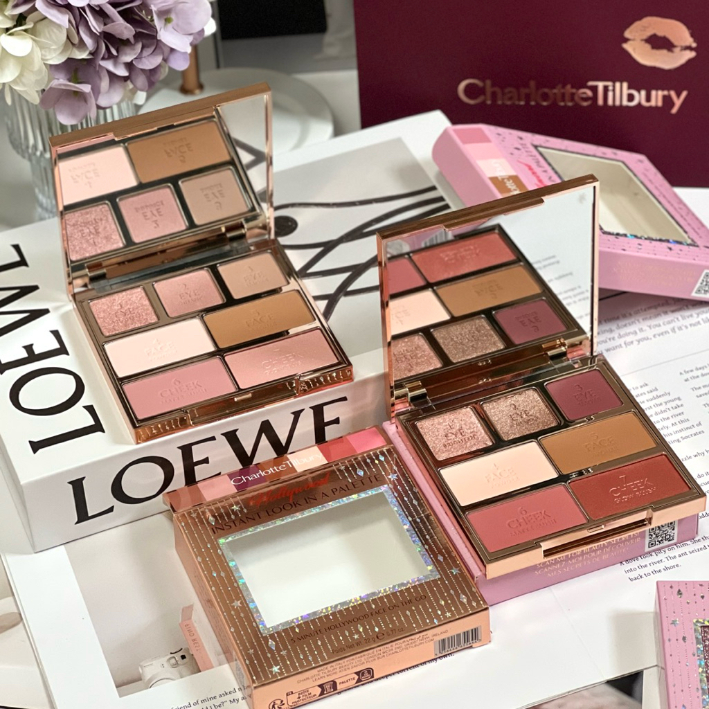 ⚡️ป้ายไทย..⚡️Charlotte Tilbury Hollywood Look In A Palette Xmas2025