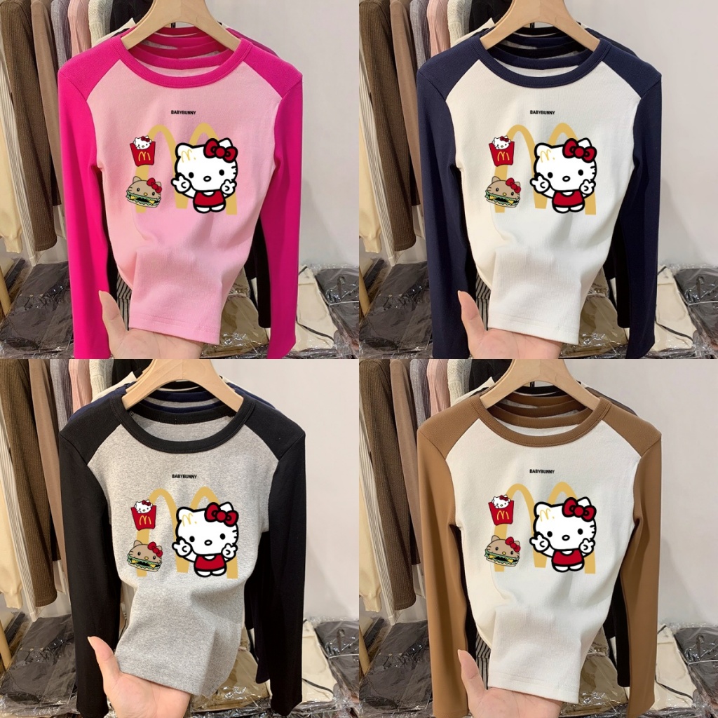【S-2XL】เสื้อยืดแฟชั่น เสื้อลายการ์ตูน เสื้อยืดผู้หญิงน่ารักๆ ผ้าใส่สบาย สวมใส่สบาย มีหลายไซซ์ให้เลือก มีหลายสีให้เลือก