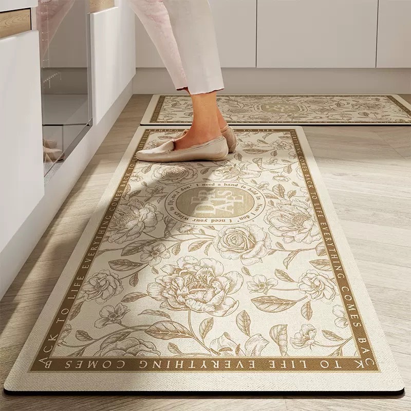 [ 2 pcs ] พรมเช็ดเท้าห้องครัว 3D JOY KITCHEN CARPET ขนาด 40x60/40x120 cm - รูปที่ 2