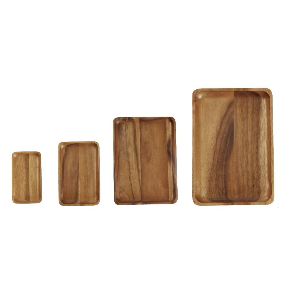 BILLI DESIGN [WOODEN PLATE] จานไม้จามจุรี