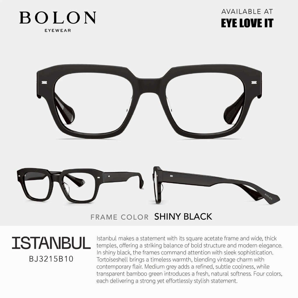 Bolon_ISTANBUL _ BJ3215 กรอบแว่นแบรนด์เนม โบลอง