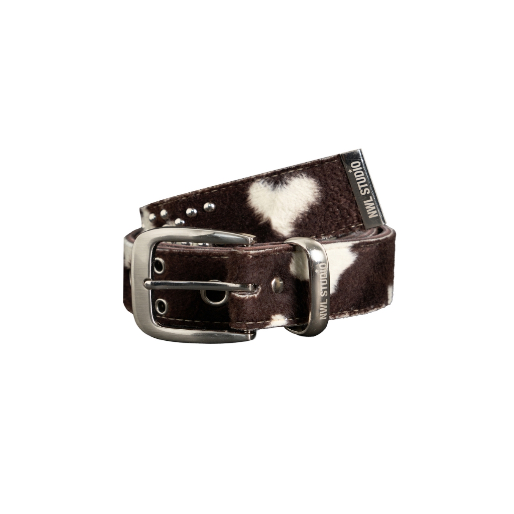Vixen Studded Cow Leather Belt / เข็มขัดลายวัว  *Handmade*