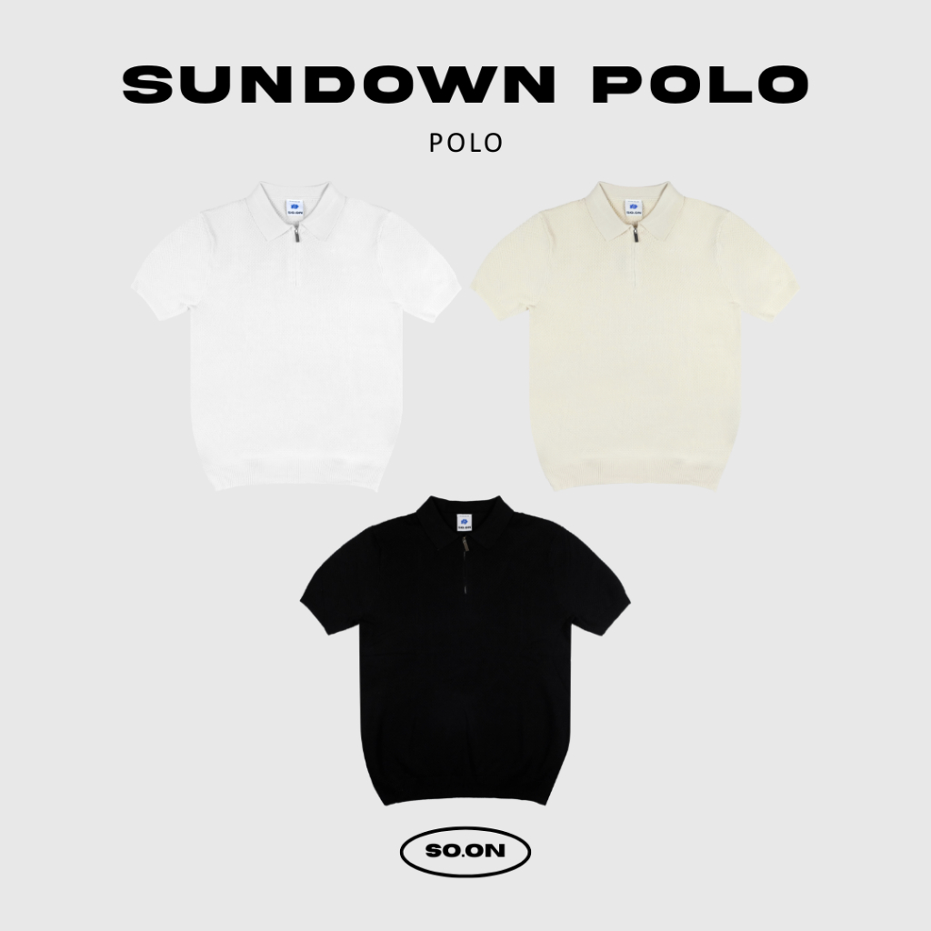 SO.ON : Polo Knit เสื้อโปโล รุ่น Sundown