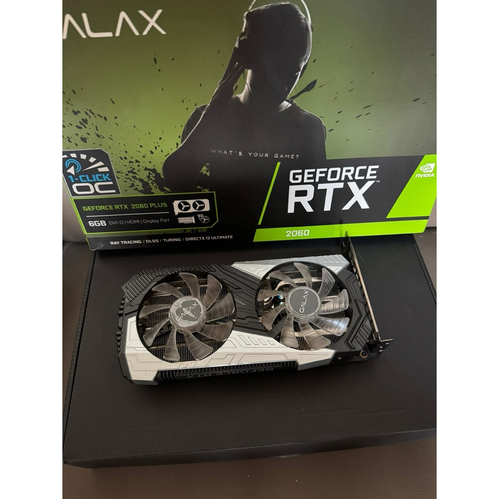 RTX2060/6GB GALAX PLUS 1-CLICK (OC/D6) เทส3dmark ผ่าน Furmark ผ่าน พอร์ตติดครบ