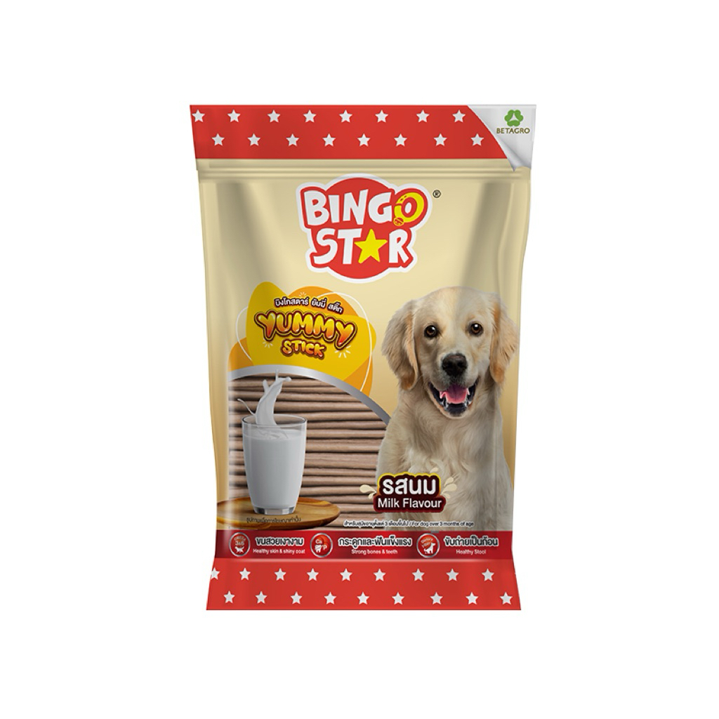 Bingo Star Yummy Stick รสนม ขนาด 500g.