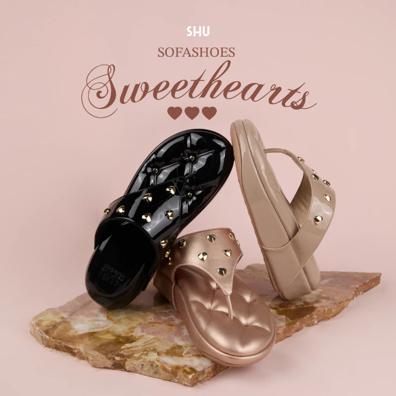 SHU SOFASHOES 2.5" SWEETHEARTS รองเท้าแตะ
