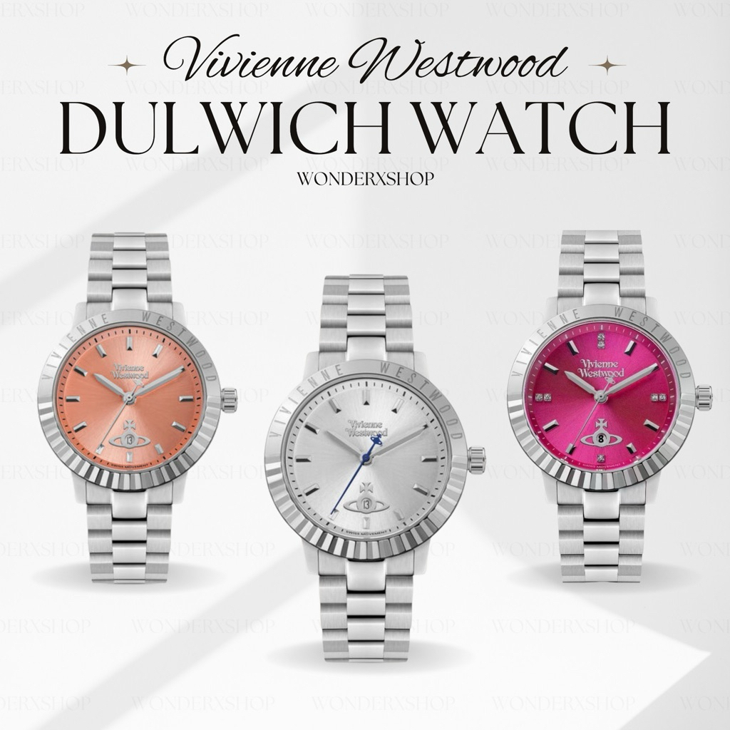 💓พร้อมส่ง💎Vivienne Westwood Dulwich Watch💎ของแท้💯 ผ่อน0%10เดือน⚡️