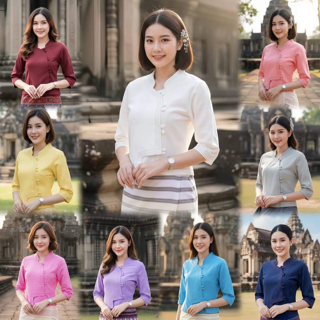 เสื้อพื้นเมืองผู้หญิงรุ่นยิ่งลักษณ์1