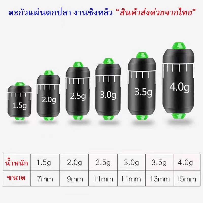 🐟 ตะกั่วแผ่นตกปลา ชิงหลิว มีสเกลตัดง่าย | น้ำหนักเที่ยงตรง | แกนกลางพลาสติกคุณภาพดี ใช้งานสะดวก
