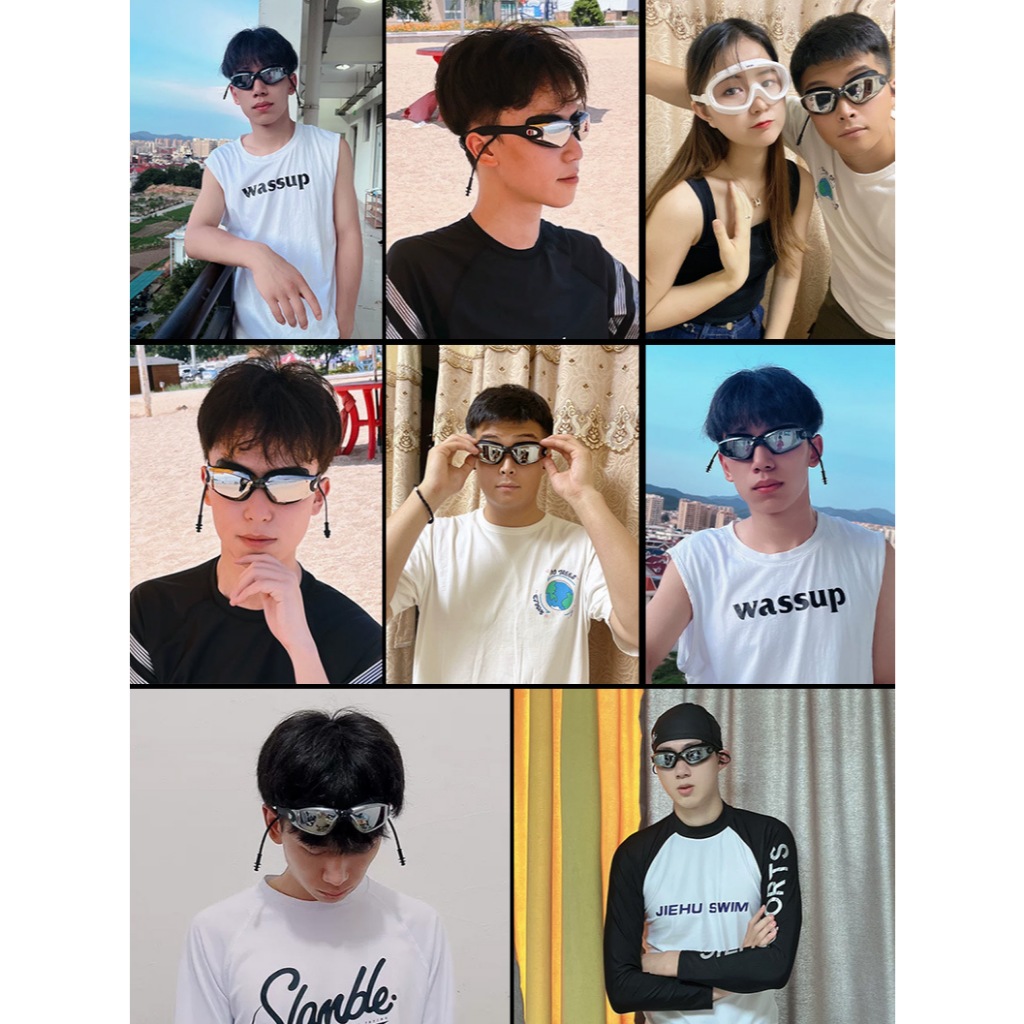 ส่งทันทีจากไทย 💥แว่นว่ายน้ำ แว่นดำน้ำสายตาสั้น  รหัส  932 รูปที่ 8