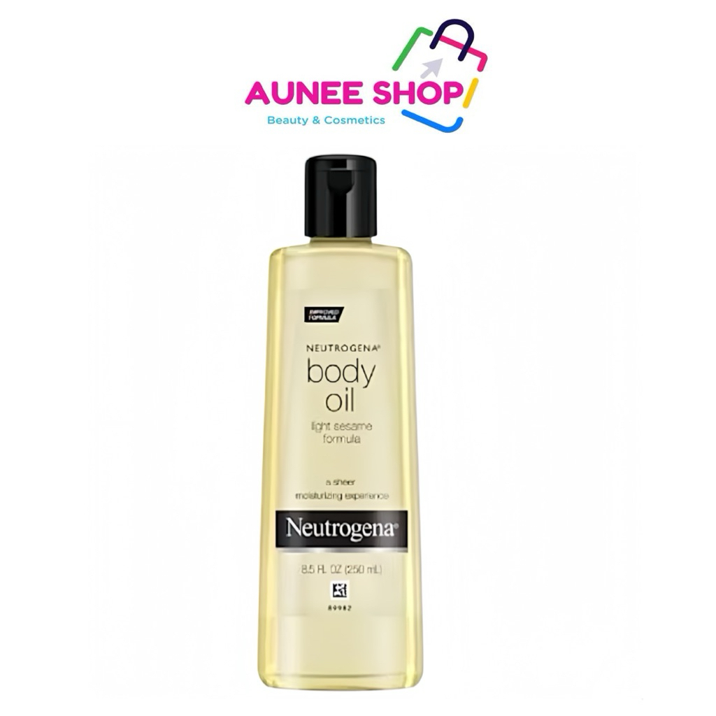 ส่งฟรี/มีไลฟ์ (ขวด)Neutrogena body oil นูโทรจีนา บอดี้ ออยล์ 250ml.