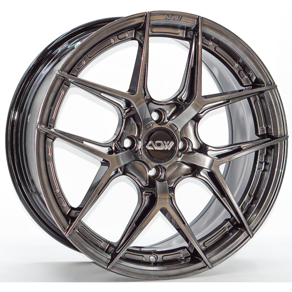 ล้อแม็ก AOW20 Flowforming สีไฮเปอร์ดาร์ค(HyperDark) กว้าง 8-17นิ้ว 4รู100 Offset35 CB73.1[22365]