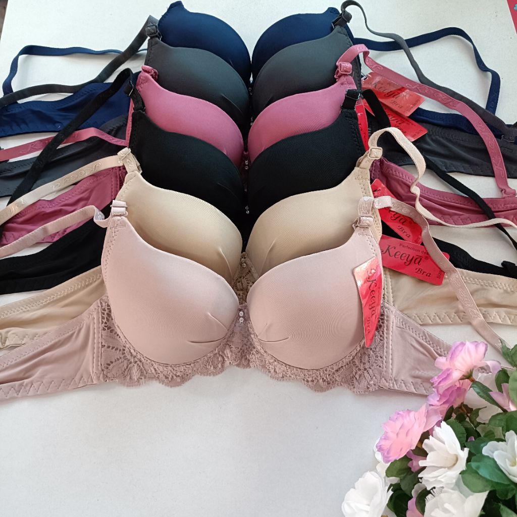 (2033)เสื้อในมีโครง🌺ฟองน้ำหนาปานกลาง🌺ฟองหนา 2 เซน🌺ขนาดเต้าเล็กคัพA