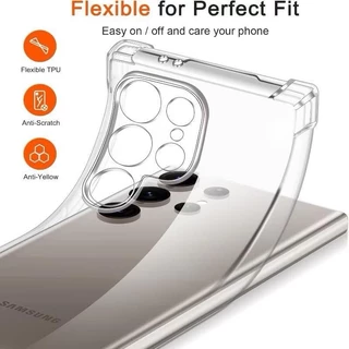เคสปอกอ่อน ใส สำหรับ Samsung S25 S25plus S25Ultra S25FE เคสกันกระแทก แบบนิ่มปอกอ่อน